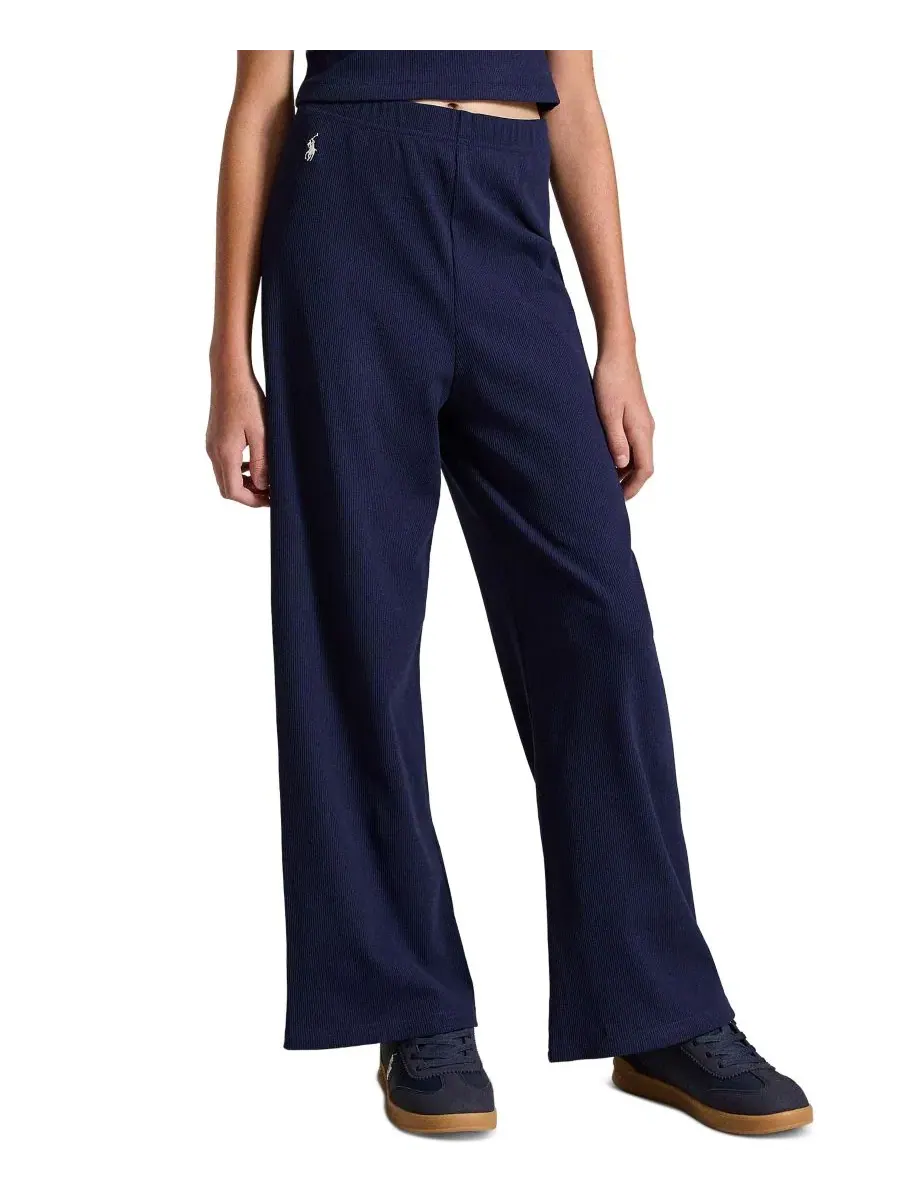 Штаны для девочек с широкими штанинами, Ribbed Wide-Leg Pant Polo Ralph Lauren