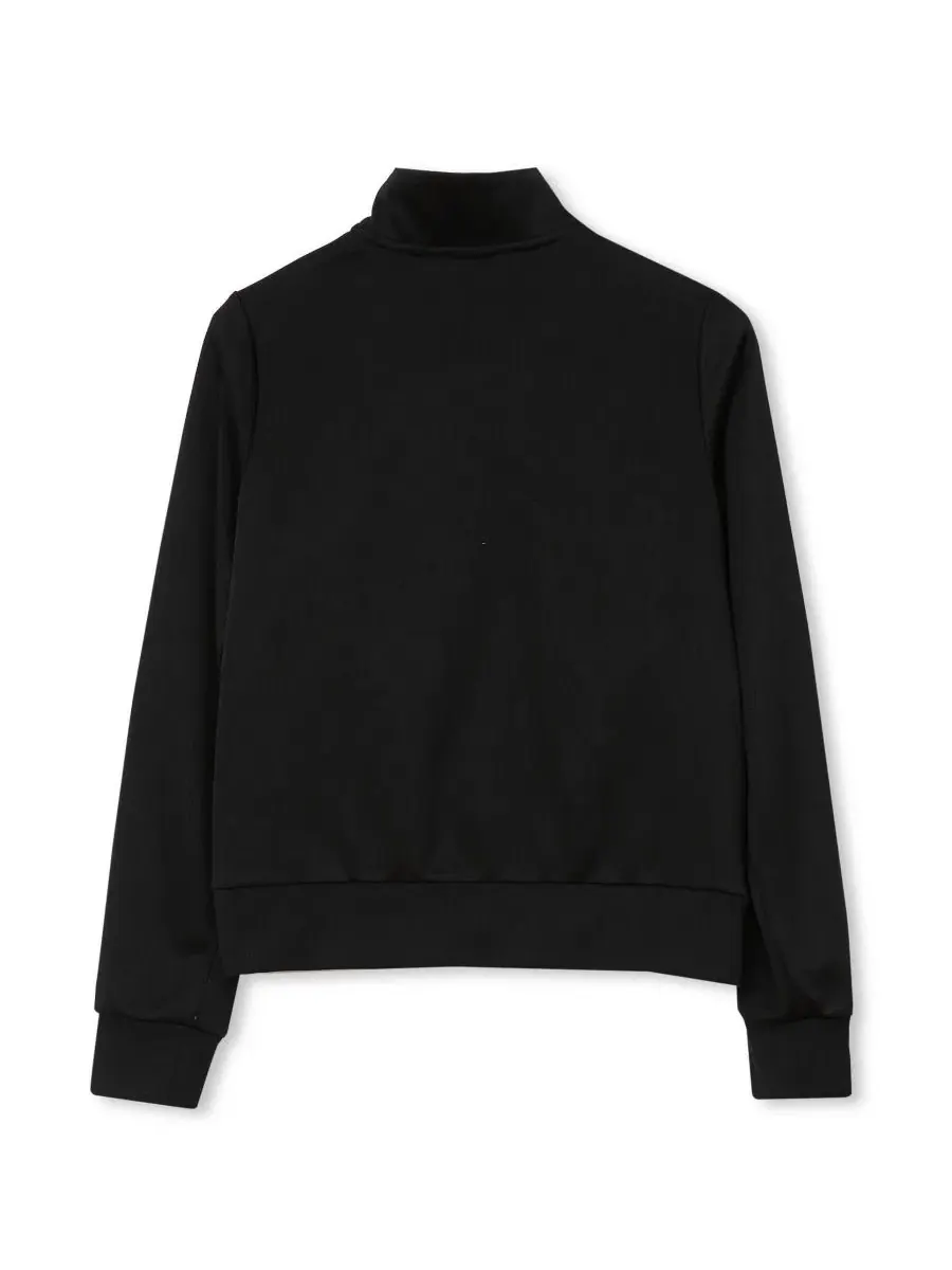 Детская спортивная куртка Active Tricot Track Jacket Lands' End — изображение 2 из 4, черный