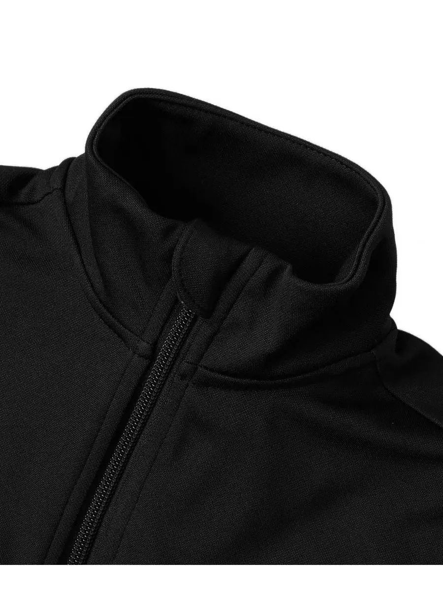 Детская спортивная куртка Active Tricot Track Jacket Lands' End — изображение 3 из 4, черный