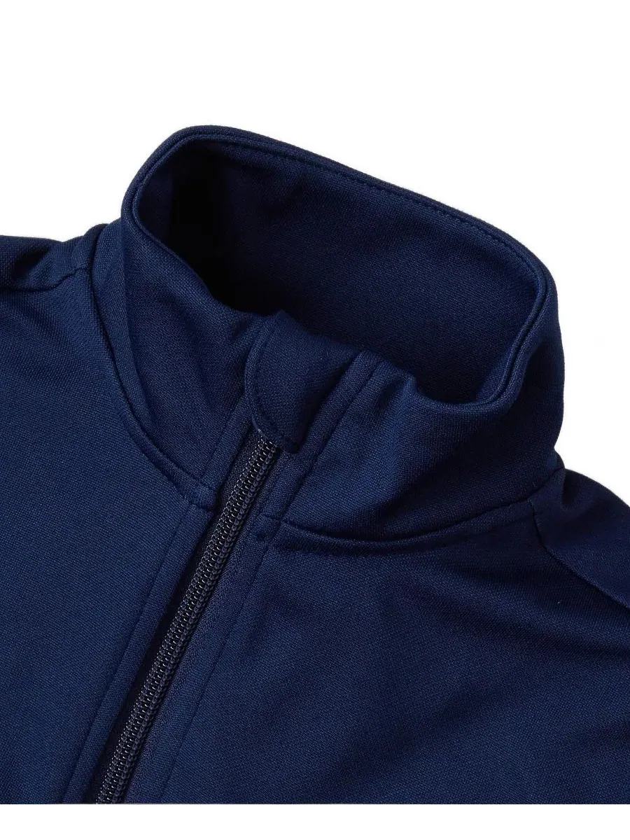 Детская спортивная куртка из трикотажа Active Tricot Track Jacket Lands' End — изображение 4 из 4, темно-синий
