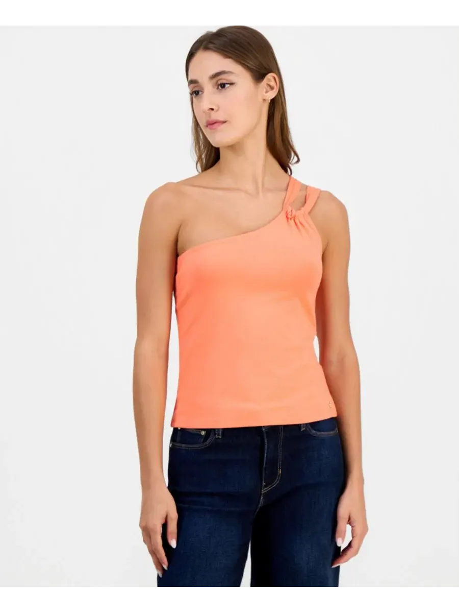 Топ с одним плечом GUESS, Sun Coral — изображение 1 из 3