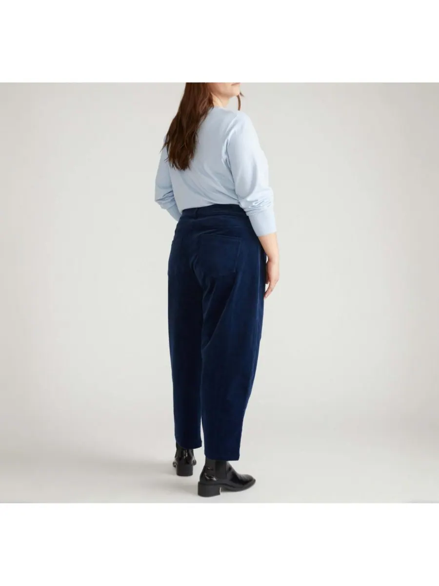 Женские вельветовые брюки Dakota Twisted Leg Universal Standard — изображение 3 из 5, синий