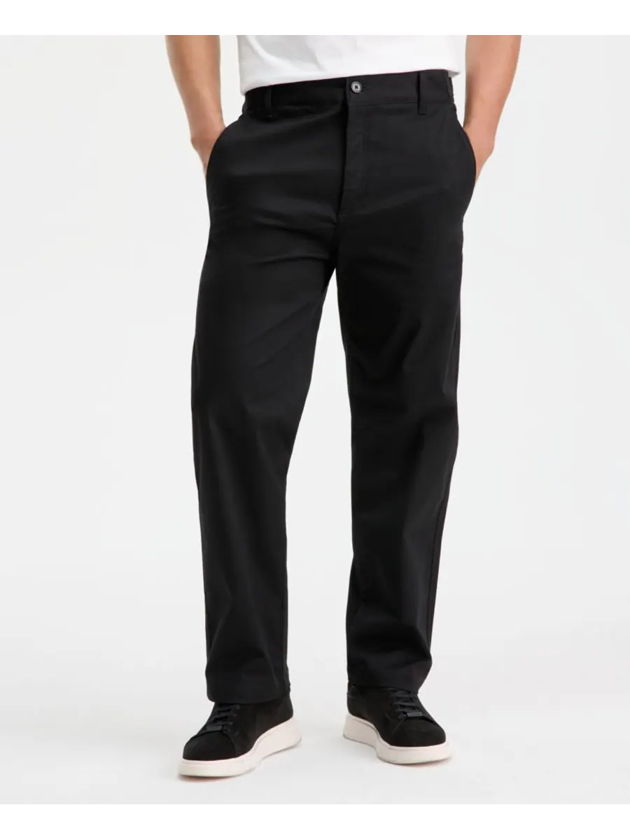 Мужские брюки Cino261 стандартного кроя Hugo Boss — изображение 2 из 4, черный