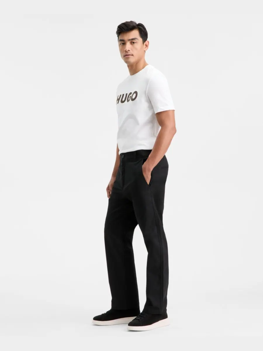 Мужские брюки Cino261 стандартного кроя Hugo Boss — изображение 3 из 4, черный