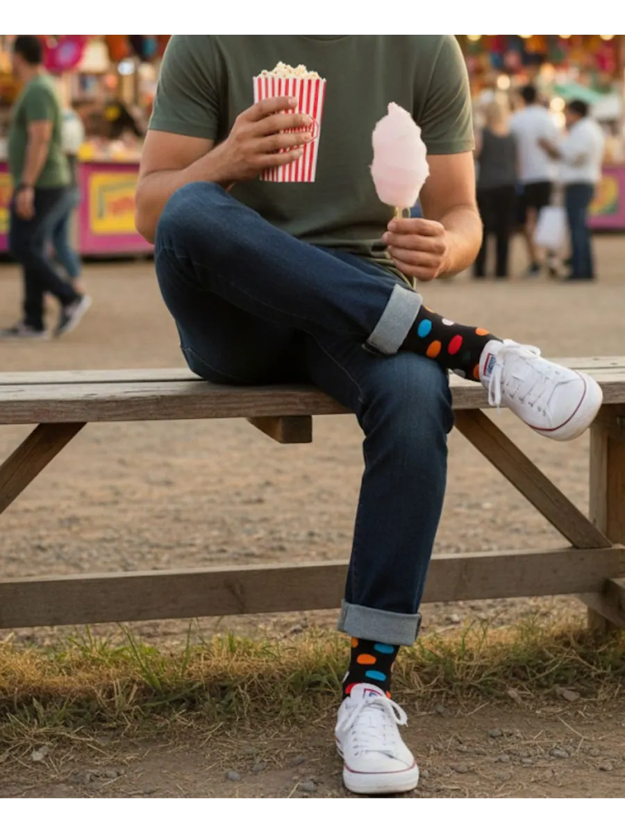 Мужские свадебные носки, набор из 3 пар Love Sock Company — изображение 4 из 4, черный