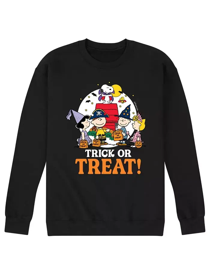 Мужская флисовая футболка Peanuts Trick or Treat AIRWAVES — изображение 1 из 2, черный