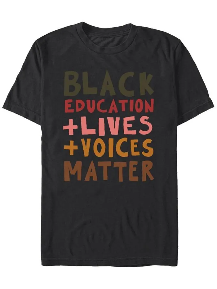 Мужская футболка с коротким рукавом Black Lives Fifth Sun — изображение 1 из 1, черный