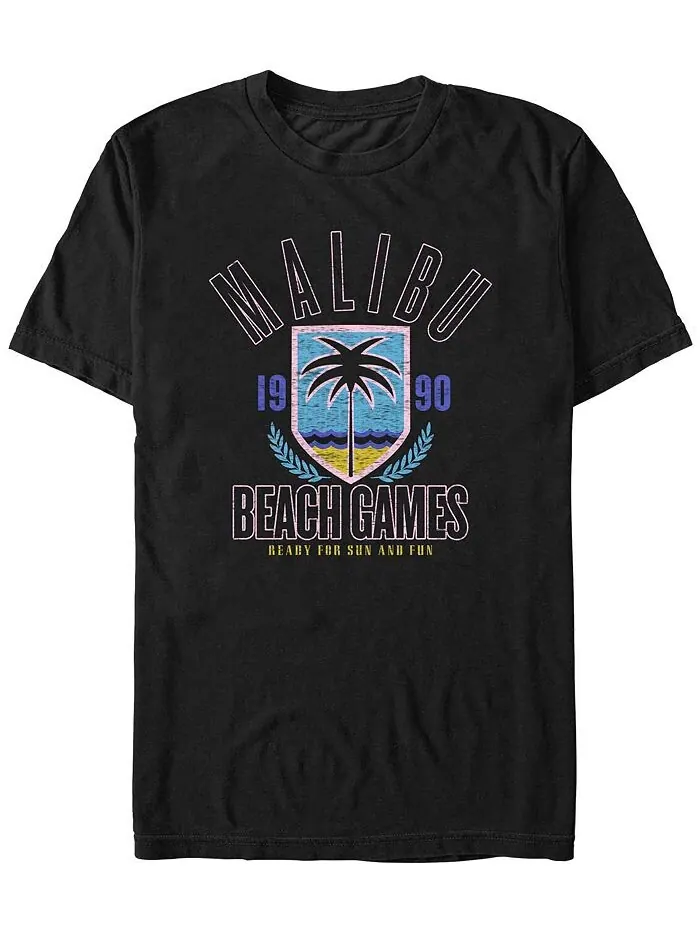 Мужская футболка с короткими рукавами Beach Games Fifth Sun — изображение 1 из 2, черный