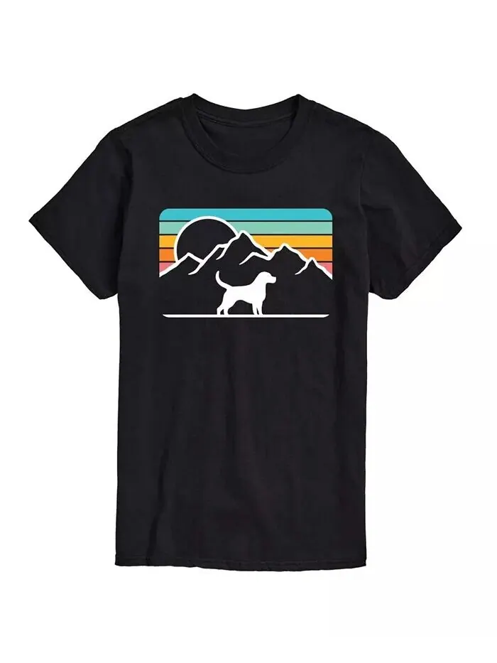 Мужская футболка с короткими рукавами Hybrid Apparel Mountain Dog AIRWAVES — изображение 1 из 2, черный