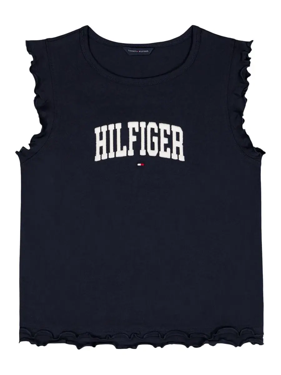 Топ без рукавов для девочек 7-16 лет Tommy Hilfiger — изображение 1 из 5, темно-синий