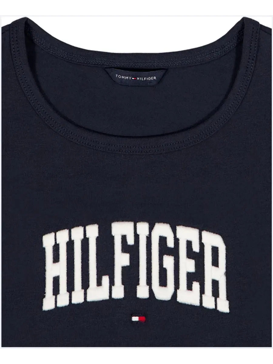 Топ без рукавов для девочек 7-16 лет Tommy Hilfiger — изображение 4 из 5, темно-синий