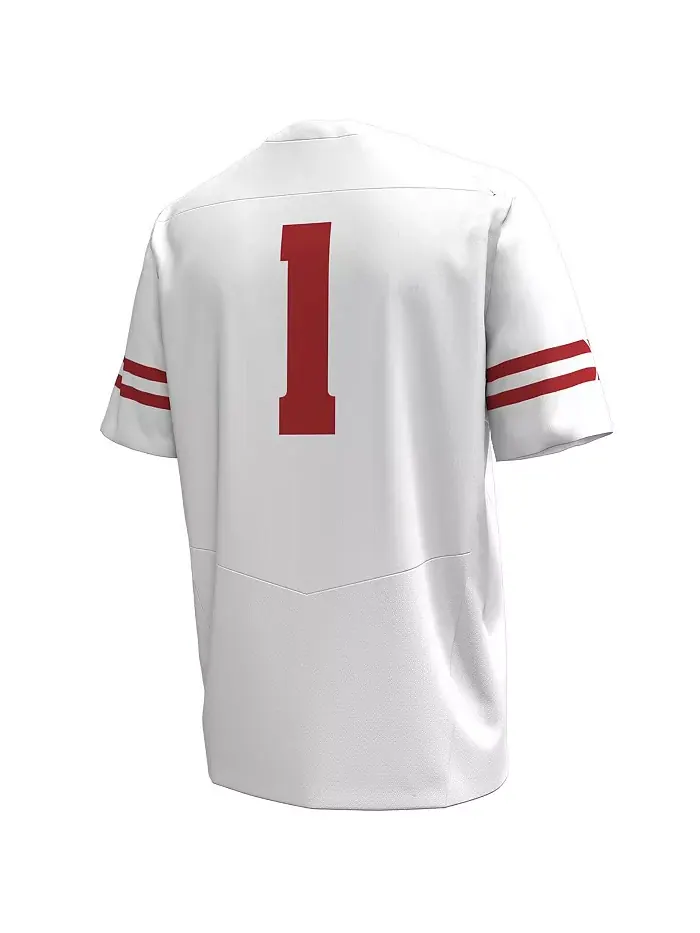 Футболка-реплика Wisconsin Badgers мужская 1 Under Armour — изображение 4 из 5, красный
