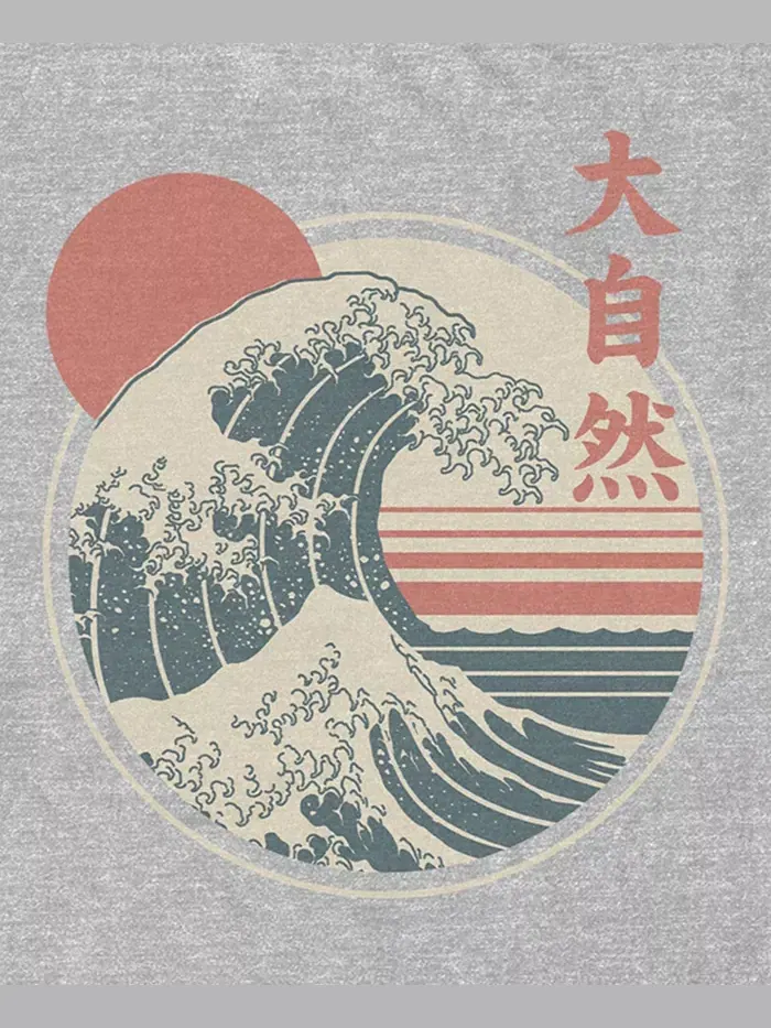 Мужская футболка с коротким рукавом Great Wave Fifth Sun — изображение 3 из 3, приглушенный
