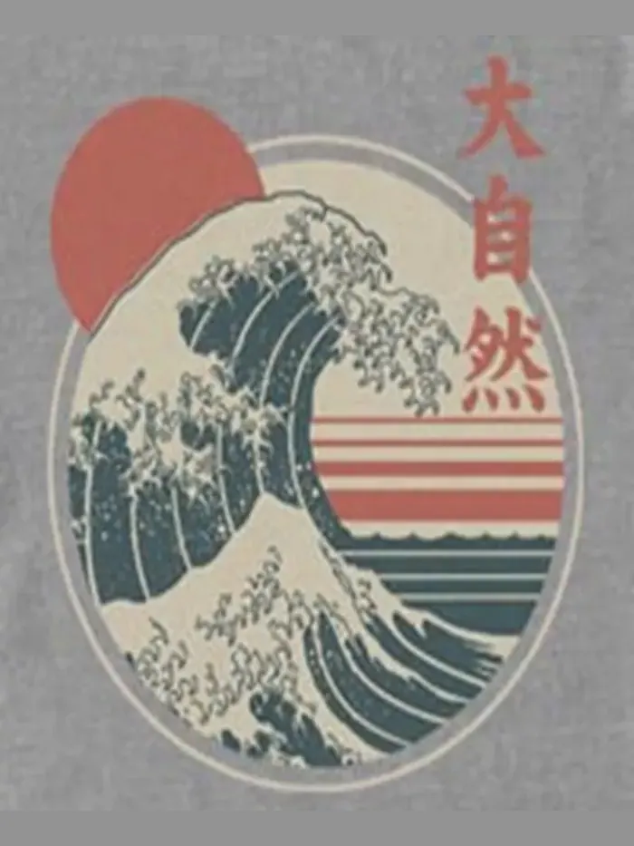 Мужская футболка с коротким рукавом Great Wave Fifth Sun — изображение 3 из 3, темный серый