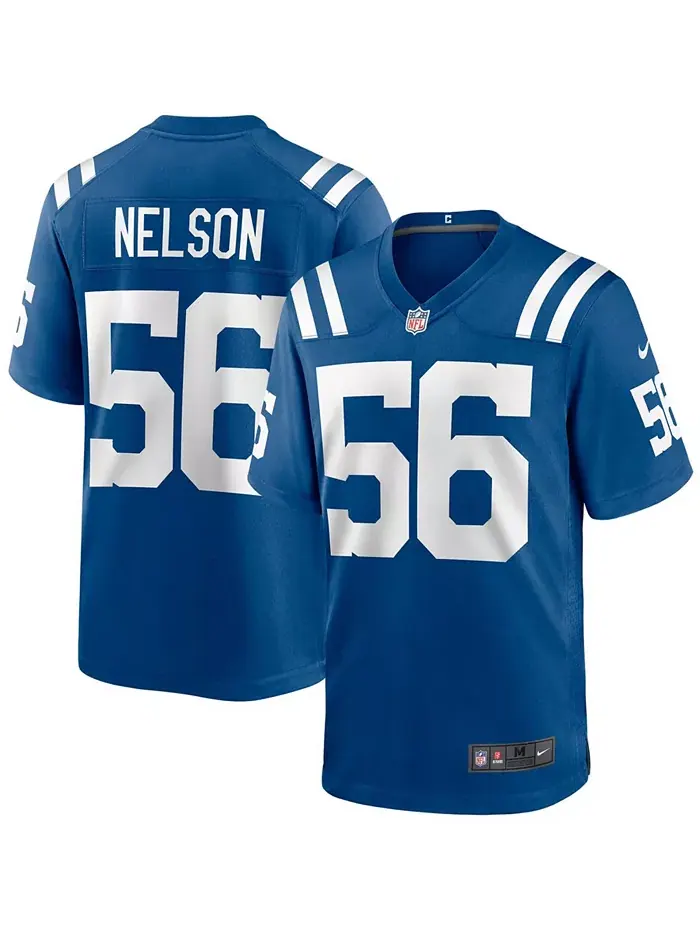 Мужская альтернативная игровая футболка Quenton Nelson Indianapolis Colts Nike — изображение 1 из 5, белый