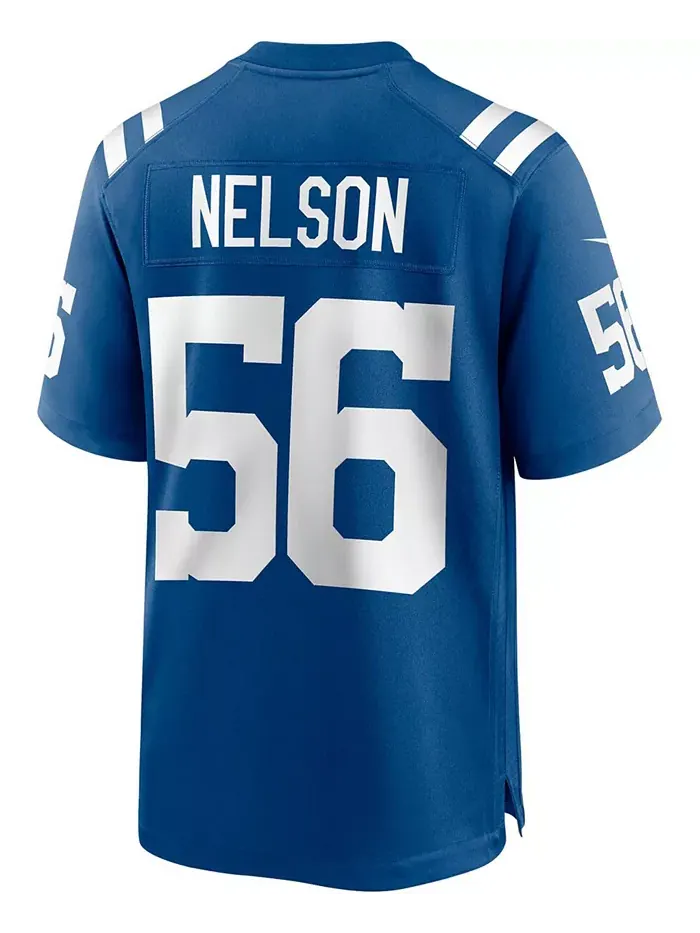 Мужская альтернативная игровая футболка Quenton Nelson Indianapolis Colts Nike — изображение 3 из 5, белый