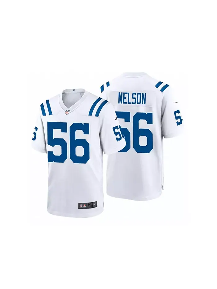 Мужская альтернативная игровая футболка Quenton Nelson Indianapolis Colts Nike — изображение 1 из 3, белый