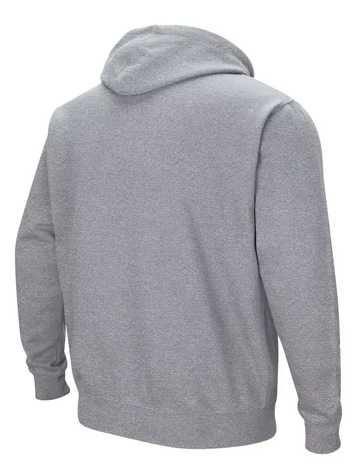 Мужская толстовка с капюшоном Michigan Wolverines Arch Logo 3.0 Pullover Hoodie Colosseum — изображение 3 из 5, серый