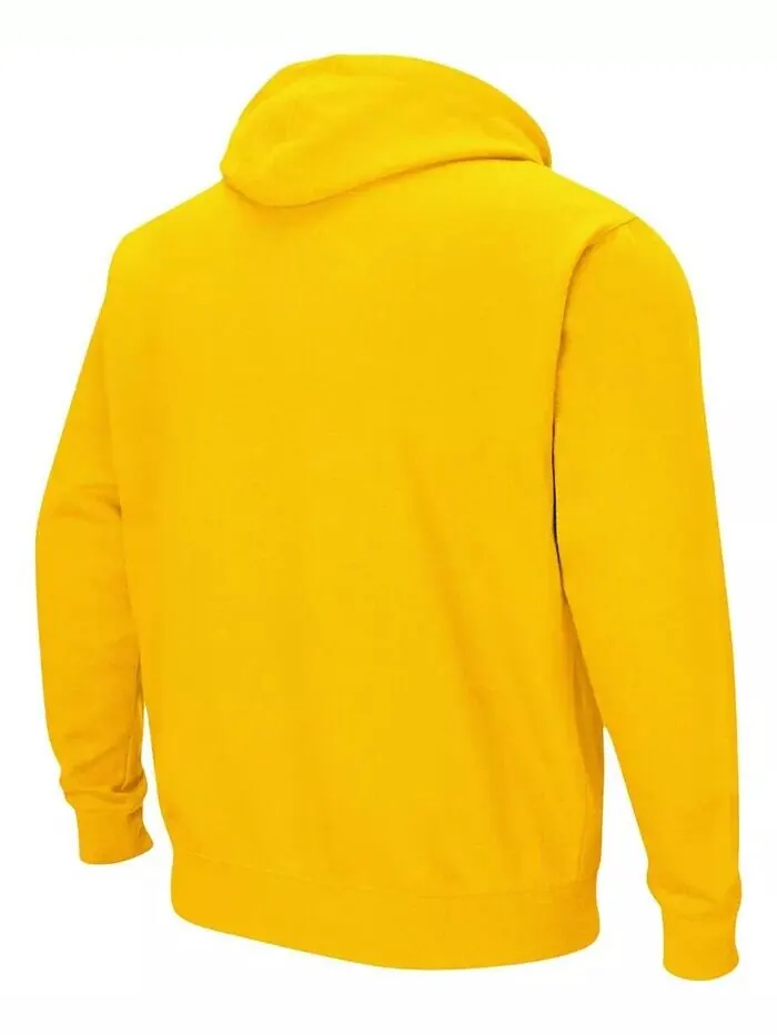 Мужская толстовка с капюшоном Michigan Wolverines Arch Logo 3.0 Colosseum — изображение 3 из 5, желтый