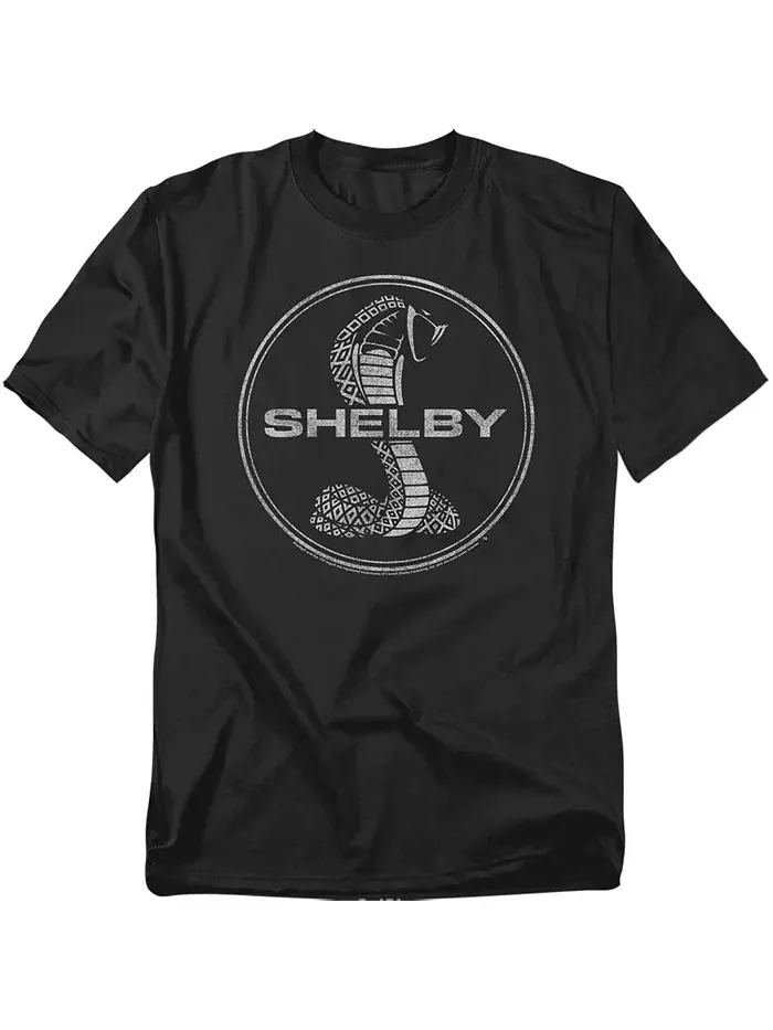 Мужская футболка Carroll Shelby One Color Cobra Shelby Cobra — черный
