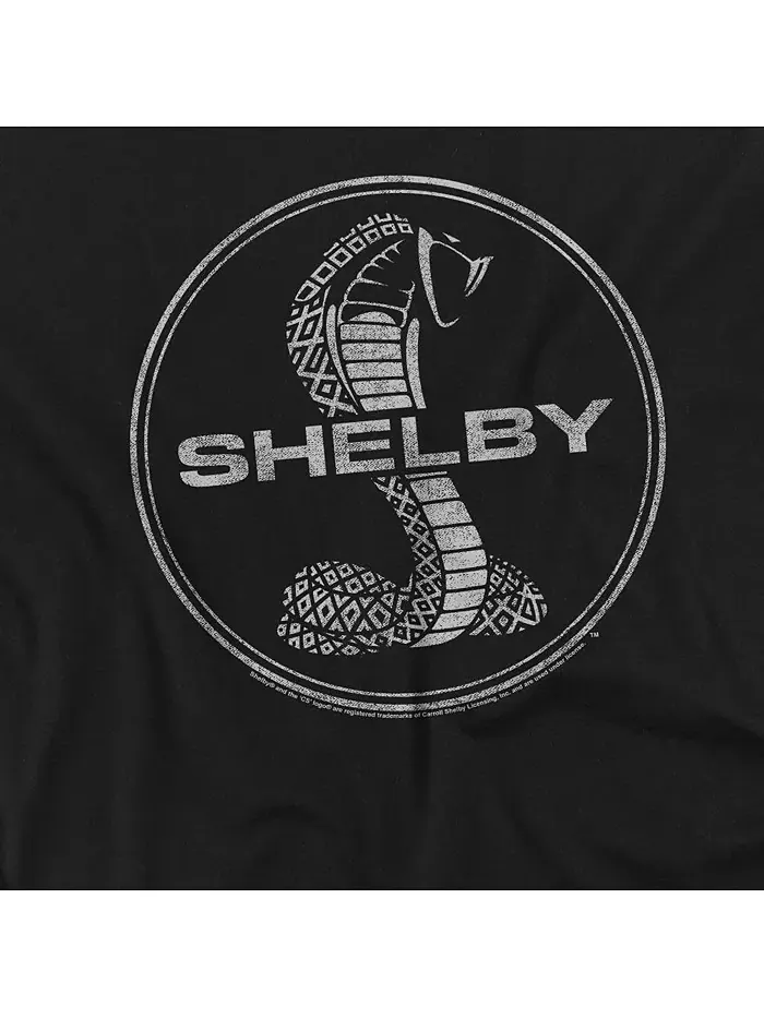 Мужская футболка Carroll Shelby One Color Cobra Shelby Cobra — изображение 2 из 3, черный