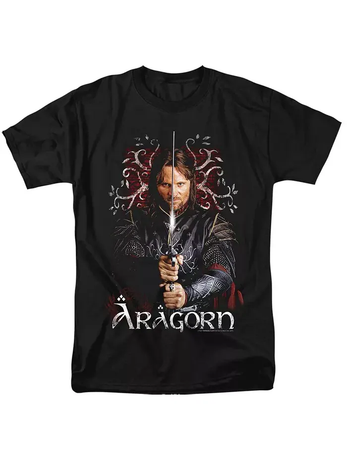 Футболка Aragorn больших размеров Lord Of The Rings — изображение 1 из 1, черный