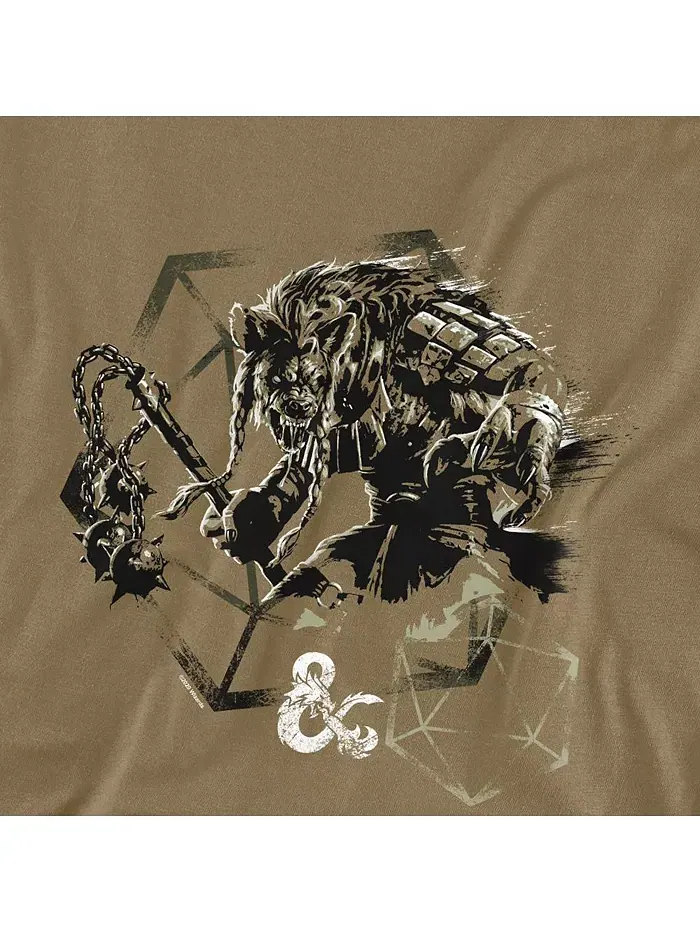 Мужская футболка Dungeons And Dragons Im On A Gnoll Logovision — изображение 2 из 2, зеленый