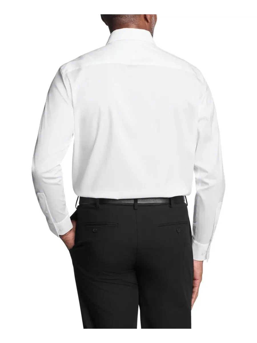Мужская рубашка классическая с длинным рукавом, extra slim fit Calvin Klein — изображение 2 из 5, белый