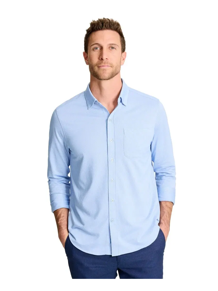 Мужская рубашка с длинным рукавом San Lucio Stretch Tommy Bahama, Rip Tide — изображение 1 из 3
