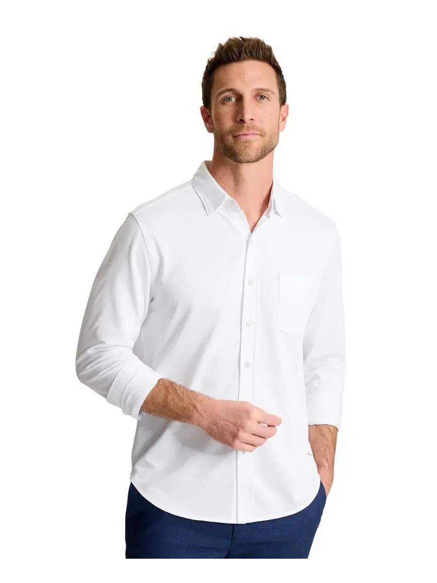 Мужская рубашка с длинным рукавом классического кроя San Lucio Stretch Tommy Bahama — изображение 1 из 3, белый