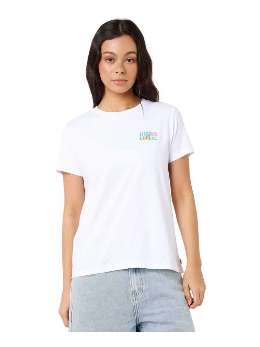 Футболка с принтом Catalina Island Rip Curl — изображение 1 из 3, белый