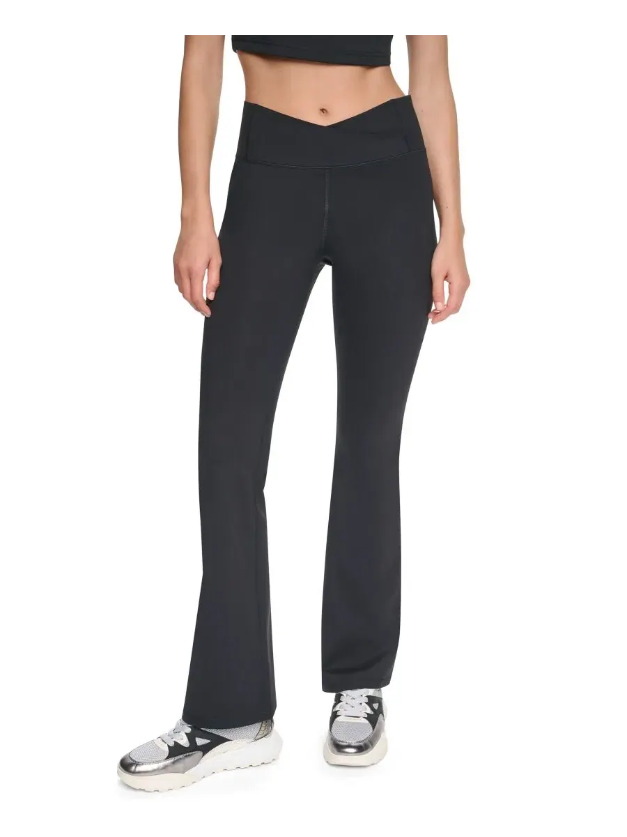 Брюки с завышенной талией и расклешенным кроем Cross Front Balance Compression High-Waist Flare