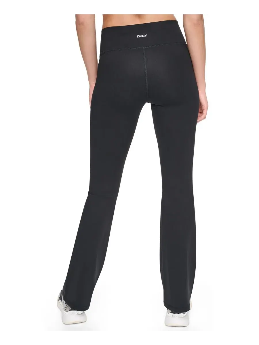 Брюки с завышенной талией и расклешенным кроем Cross Front Balance Compression High-Waist Flare — изображение 3 из 3, черный