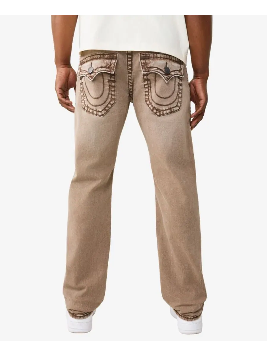 Джинсы прямого кроя Ricky True Religion — изображение 3 из 3, бежевый
