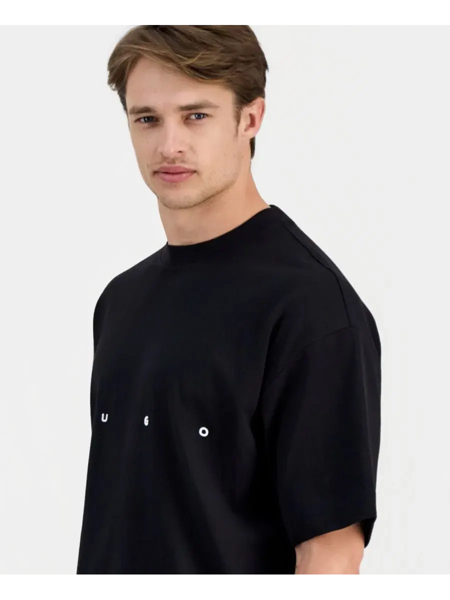 Футболка с принтом Dariso Hugo Boss — изображение 3 из 4, черный
