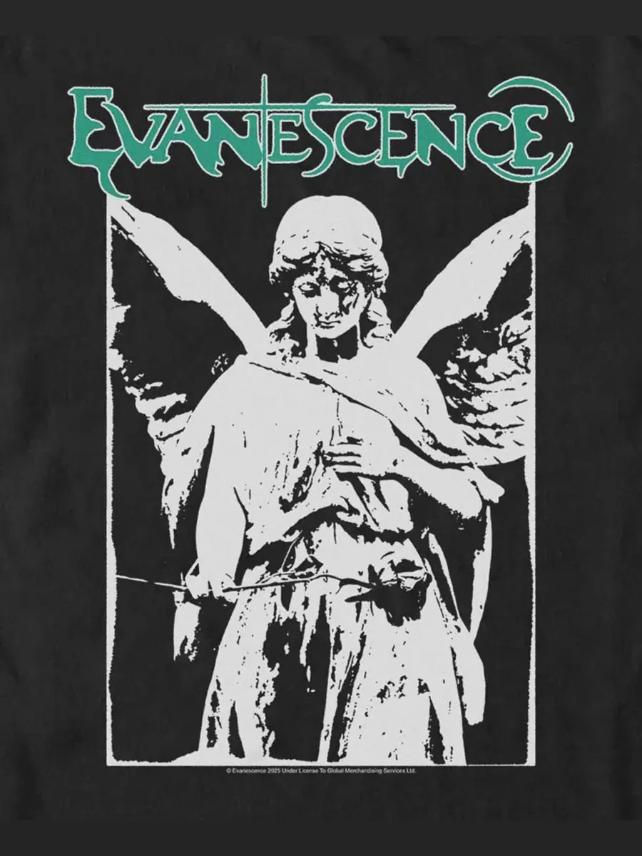 Футболка с принтом Weeping Angel Fifth Sun — изображение 3 из 3, черный