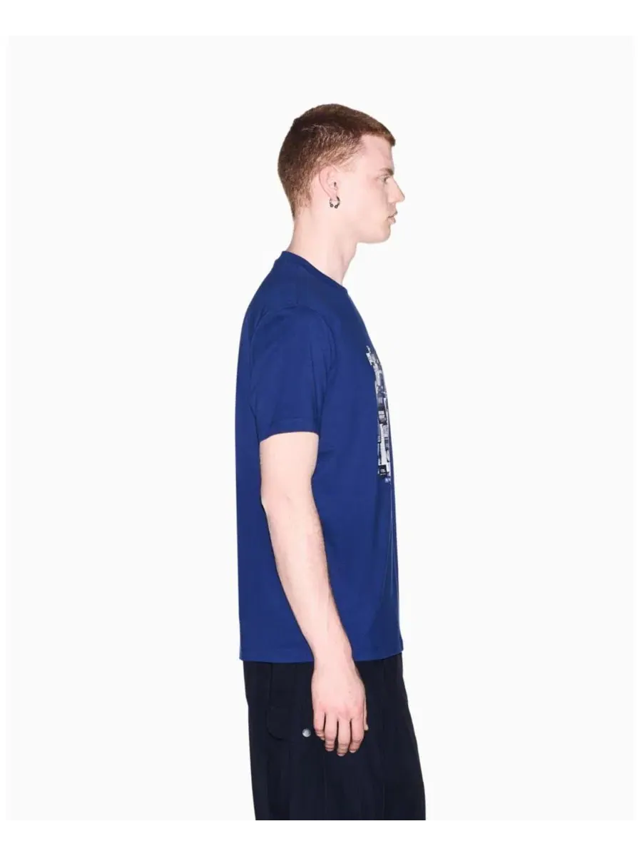Футболка с принтом Collage Box A|X Armani Exchange — изображение 13 из 15, белый