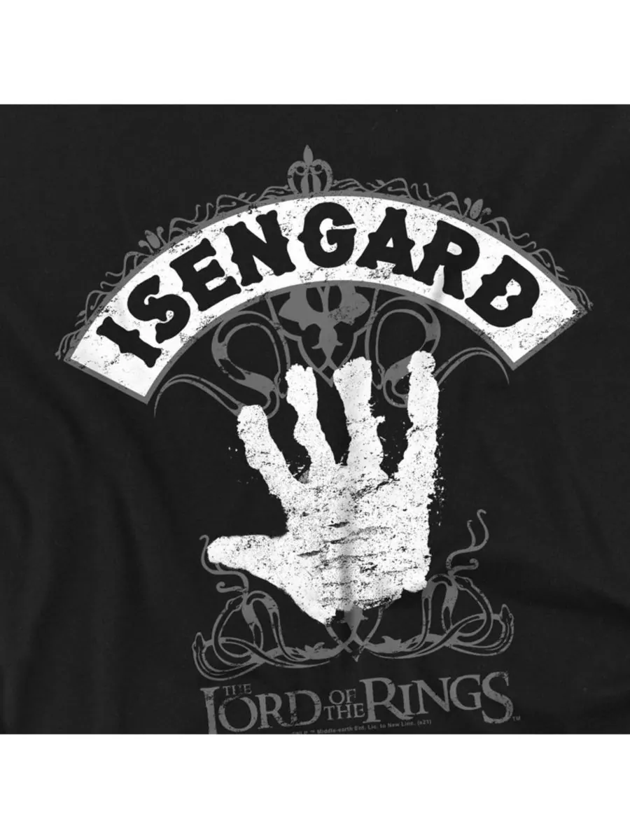 Мужская футболка Isengard Lord Of The Rings — изображение 2 из 3, черный