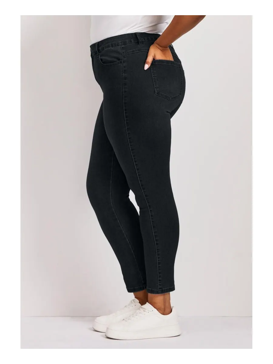 Женские узкие джинсы Butter Denim AVENUE — изображение 3 из 3, черный