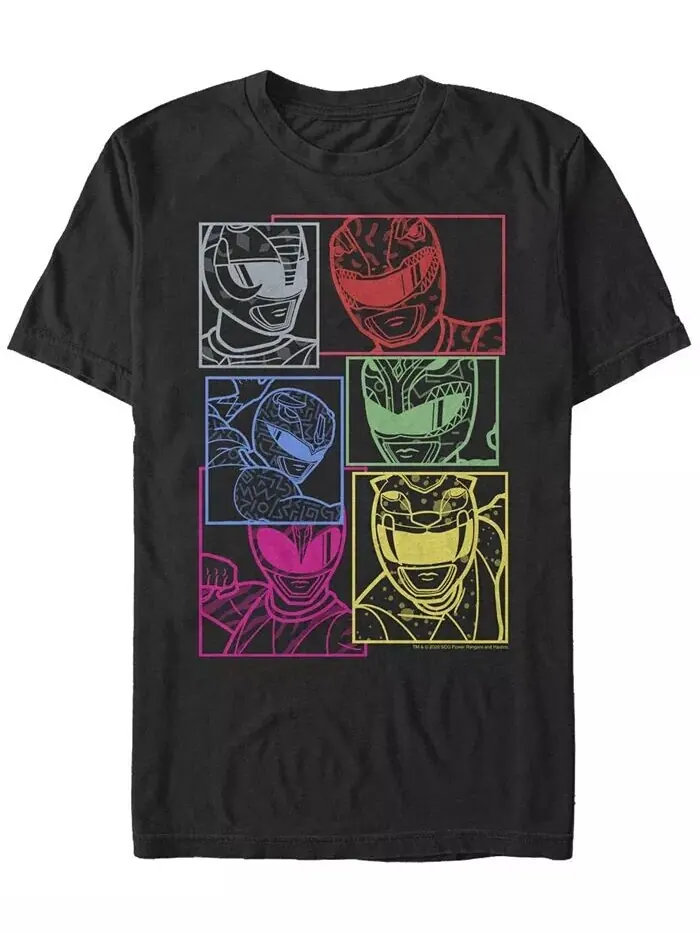 Футболка мужская Street Power rangers с коротким рукавом Crew Fifth Sun — изображение 1 из 1, черный