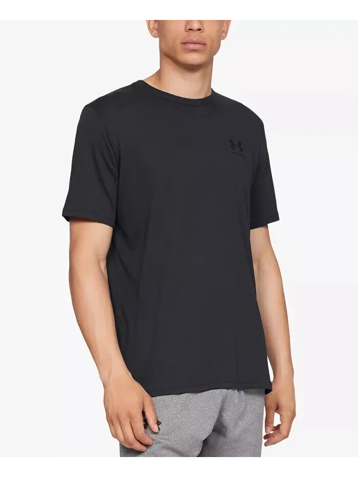 Мужская футболка в спортивном стиле с коротким рукавом и левой грудью Under Armour