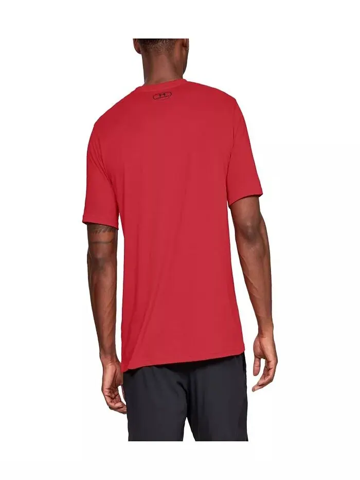 Мужская спортивная футболка Under Armour — изображение 3 из 4, красный