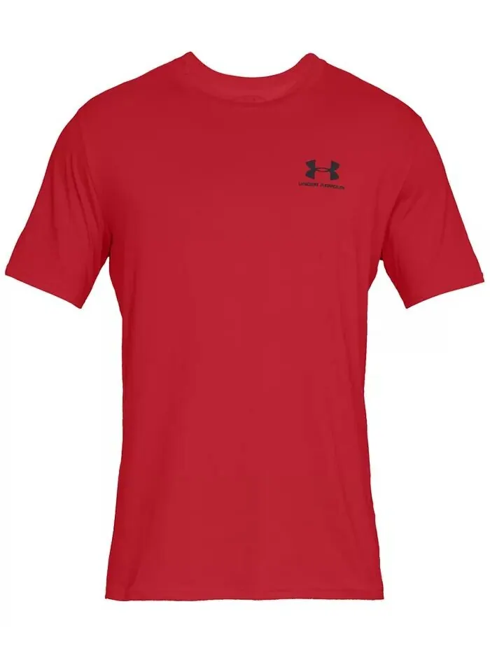 Мужская спортивная футболка Under Armour — изображение 4 из 4, красный