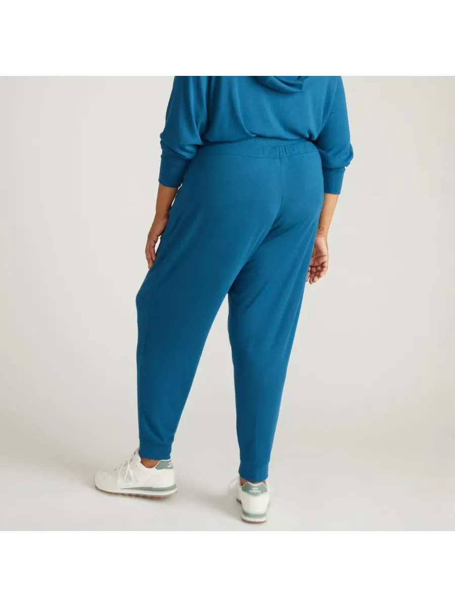 Спортивные брюки Signature больших размеров Universal Standard, синий teal — изображение 3 из 3