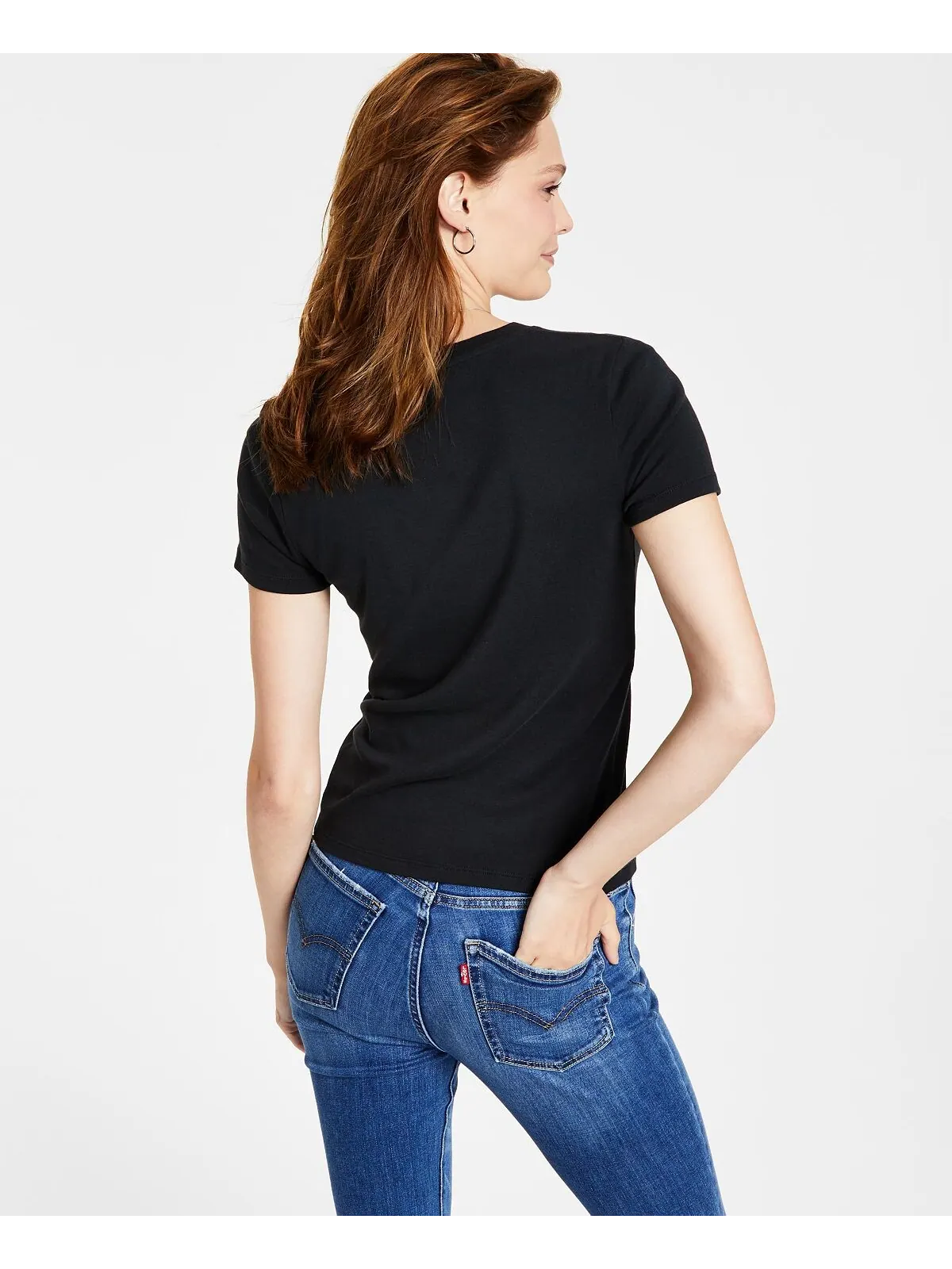 Женская футболка с круглым вырезом the perfect Levi's — изображение 2 из 2, черный