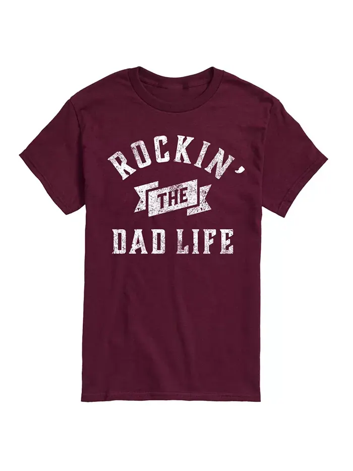 Футболка мужская с коротким рукавом Hybrid Apparel Dad Life AIRWAVES — изображение 6 из 9, черный