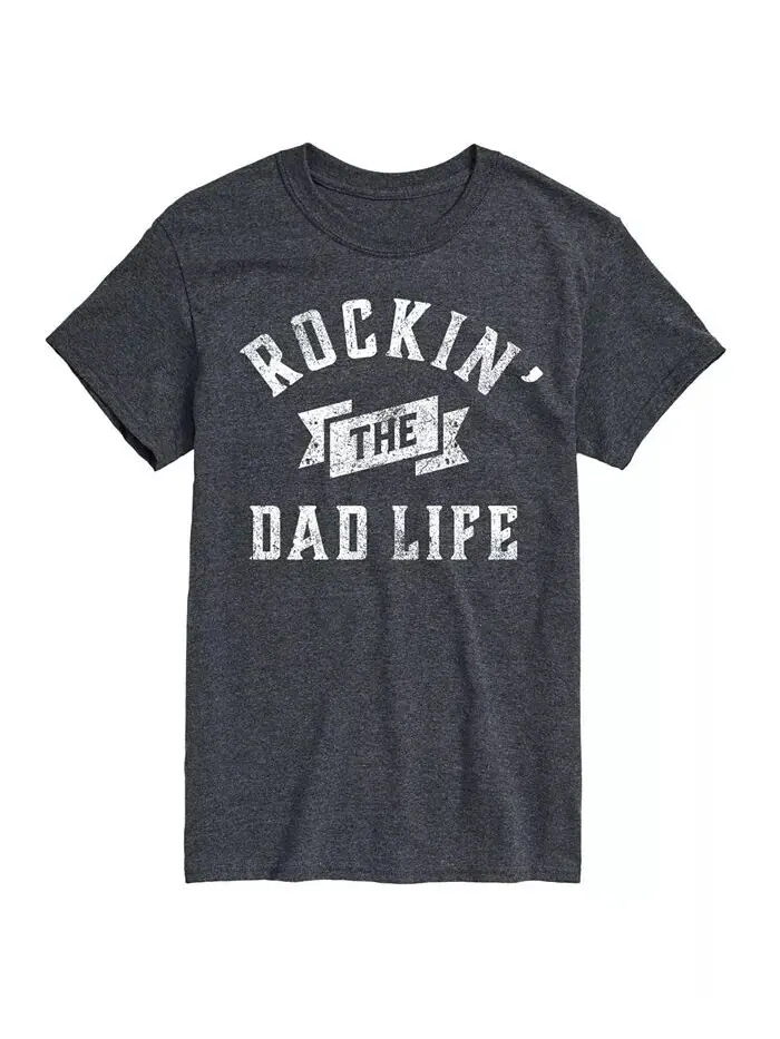 Мужская футболка с коротким рукавом Hybrid Apparel Dad Life AIRWAVES — изображение 8 из 8, коричневый
