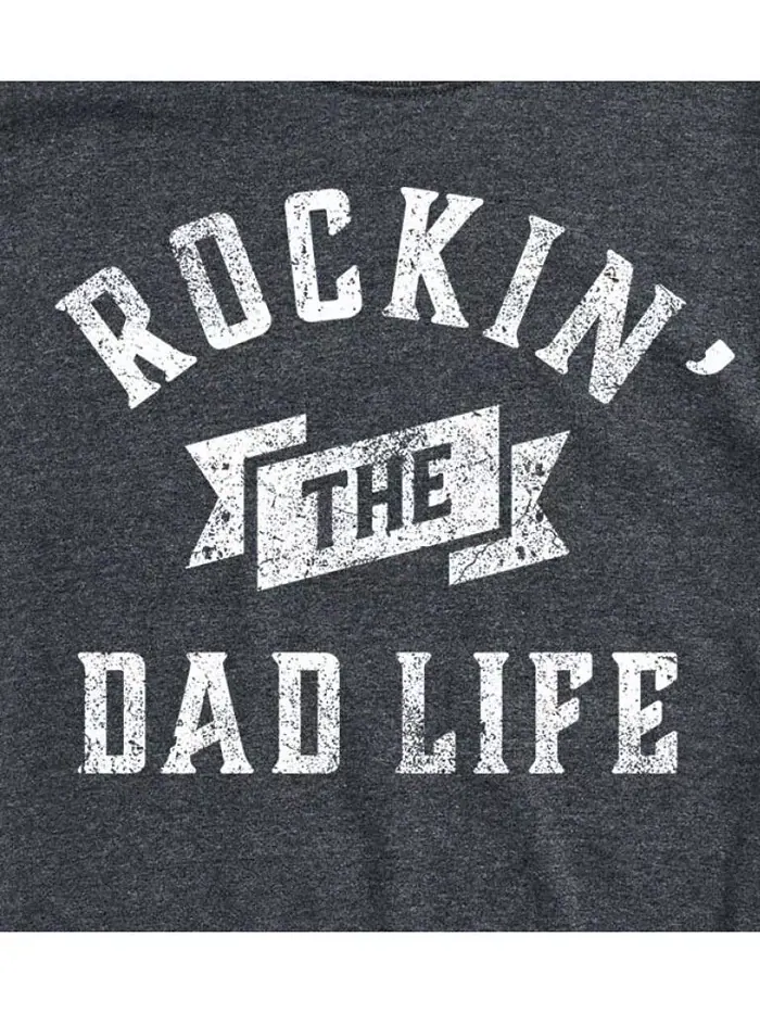 Футболка мужская с коротким рукавом Hybrid Apparel Dad Life AIRWAVES — изображение 3 из 8, серый