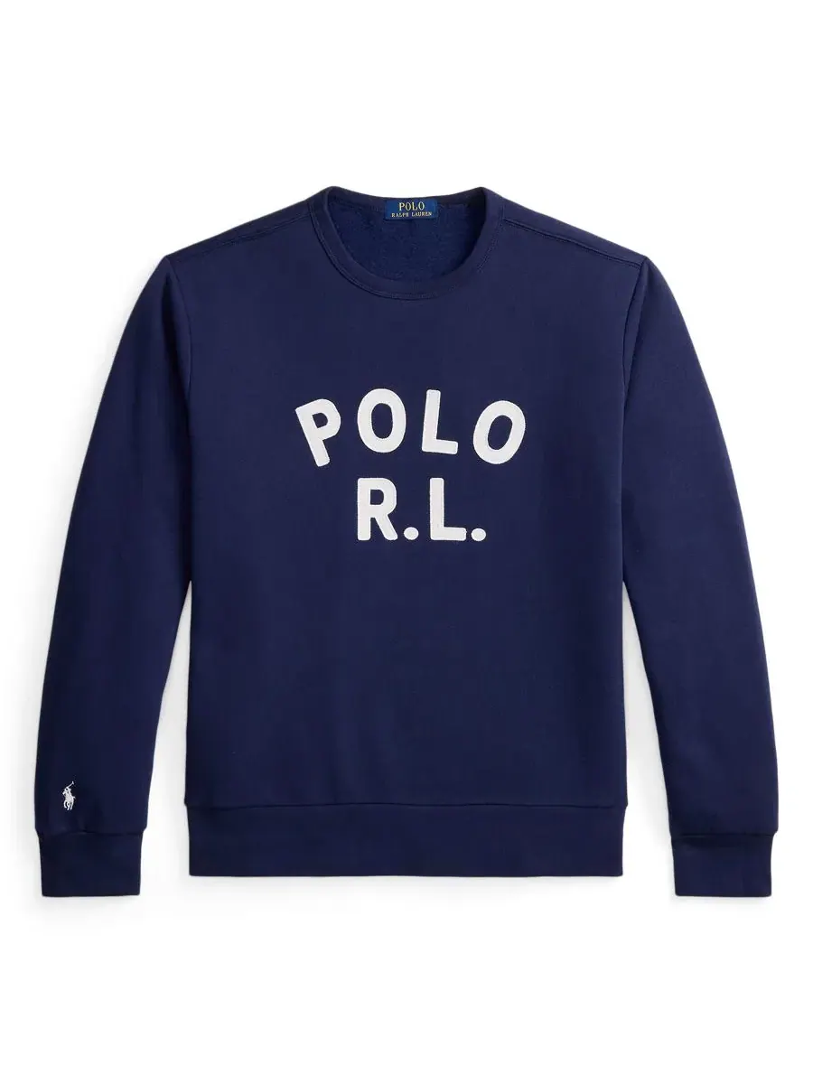 Мужская классическая толстовка с круглым вырезом Polo Ralph Lauren — изображение 5 из 6, темно-синий