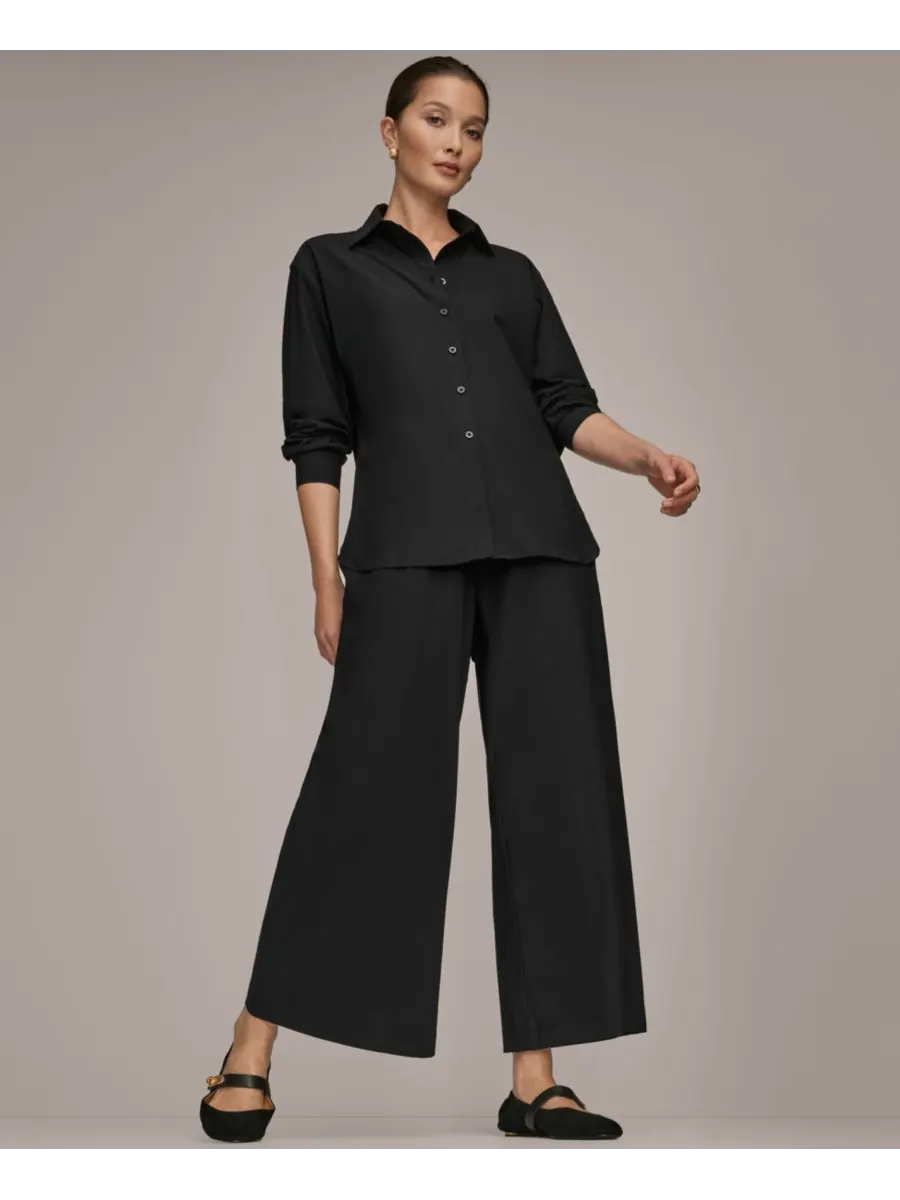 Женская рубашка на пуговицах Donna Karan Weekend — изображение 7 из 10, черный